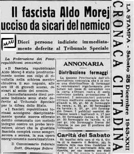 il fascista aldo morej 1943