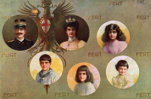 Vittorio Emanuele III e famiglia (1915).
